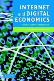 Internet and Digital Economics, Theories and Applications